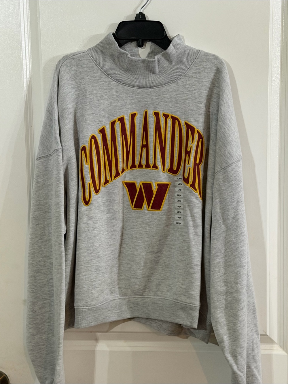 Washington Commanders Vantage ’47 Women's Mock Neck Pullover